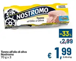 Qui Discount Tonno all'olio di oliva Nostromo offerta