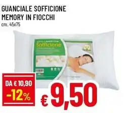 Famila Superstore Guanciale sofficione memory in fiocchi offerta