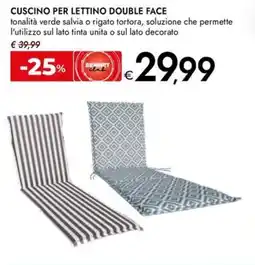 Bennet Cuscino per lettino double face offerta