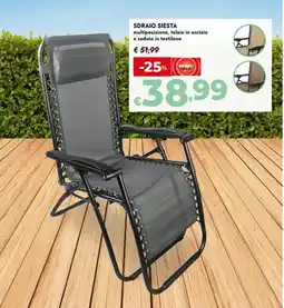 Bennet Sdraio siesta offerta