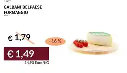 Prezzemolo e Vitale Galbani belpaese formaggio offerta