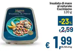 Qui Discount Insalata di mare al naturale Cuciniamo offerta
