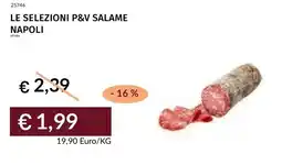 Prezzemolo e Vitale Le selezioni p&v salame napoli offerta