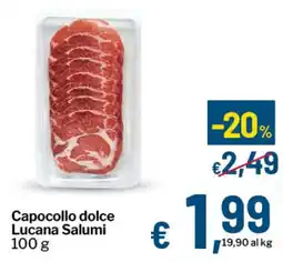 Qui Discount Capocollo dolce Lucana Salumi offerta