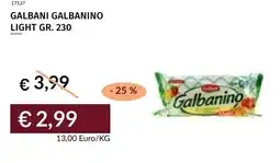 Prezzemolo e Vitale Galbani galbanino light offerta