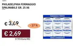 Prezzemolo e Vitale Philadelphia formaggio spalmabile offerta