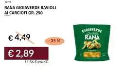 Prezzemolo e Vitale Rana gioiaverde ravioli ai carciofi offerta