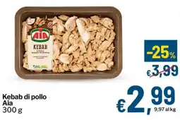 Qui Discount Kebab di pollo Aia offerta