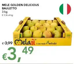 Migross Supermercati e Market Mele golden delicious bauletto offerta