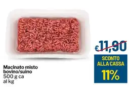 Qui Discount Macinato misto bovino/suino offerta