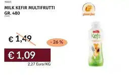 Prezzemolo e Vitale Milk kefir multifrutti offerta