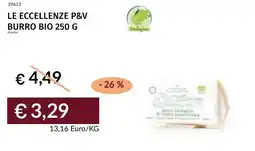 Prezzemolo e Vitale Le eccellenze p&v burro bio offerta