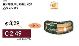 Prezzemolo e Vitale Senfter wurstel hot dog offerta