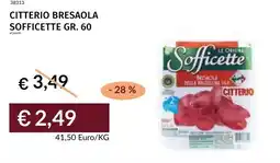 Prezzemolo e Vitale Citterio bresaola sofficette offerta