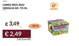 Prezzemolo e Vitale Cameo muu muu vaniglia offerta