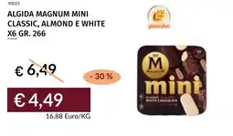 Prezzemolo e Vitale Algida magnum mini classic, almond e white x6 offerta