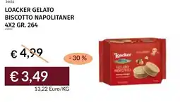 Prezzemolo e Vitale Loacker gelato biscotto napolitaner 4x2 offerta