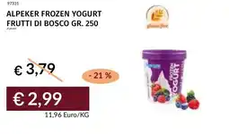 Prezzemolo e Vitale Alpeker frozen yogurt frutti di bosco offerta