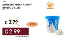 Prezzemolo e Vitale Alpeker frozen yogurt bianco offerta