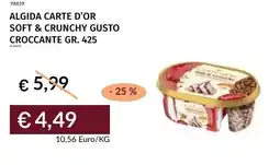 Prezzemolo e Vitale Algida carte d'or soft & crunchy gusto croccante offerta