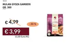 Prezzemolo e Vitale Mulan gyoza gamberi offerta