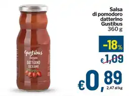 Qui Discount Salsa di pomodoro datterino Gustibus offerta