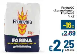Qui Discount Farina 00 di grano tenero Frumenta offerta