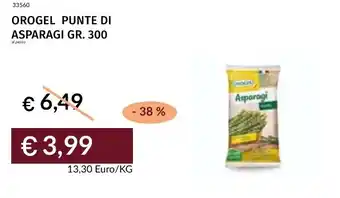 Prezzemolo e Vitale Orogel punte di asparagi offerta
