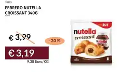 Prezzemolo e Vitale Ferrero nutella croissant offerta