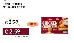Prezzemolo e Vitale Findus chicken crunchies offerta