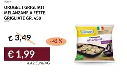 Prezzemolo e Vitale Orogel i grigliati melanzane a fette grigliate offerta