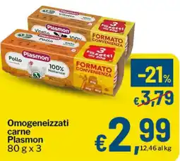 Qui Discount Omogeneizzati carne Plasmon offerta