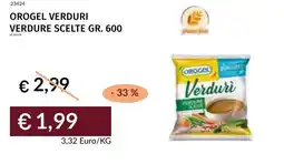 Prezzemolo e Vitale Orogel verduri verdure scelte offerta