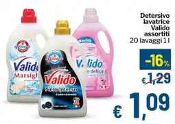 Qui Discount Detersivo lavatrice Valido offerta