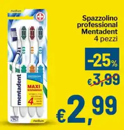 Qui Discount Spazzolino professional Mentadent offerta