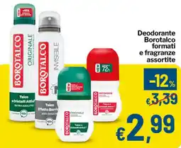 Qui Discount Deodorante Borotalco offerta
