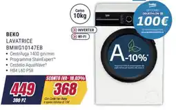 Trony BEKO LAVATRICE BMWG10147EB offerta
