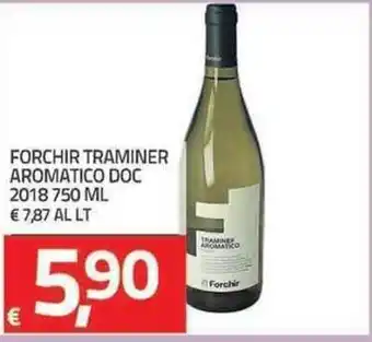 TuoDi Forchir Traminer Aromatico Doc 2018 750ml offerta