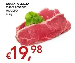 Migross Supermercati e Market Costata senza osso bovino adulto offerta