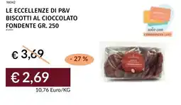 Prezzemolo e Vitale Le eccellenze di p&v biscotti al cioccolato fondente offerta