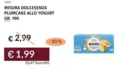 Prezzemolo e Vitale Misura dolcesenza plumcake allo yogurt offerta