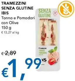 Migross Supermercati e Market Tramezzini senza glutine IBIS offerta