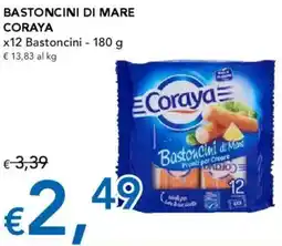 Migross Supermercati e Market Bastoncini di mare CORAYA offerta
