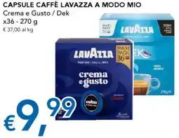 Migross Supermercati e Market Capsule caffè lavazza a modo mio offerta