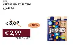 Prezzemolo e Vitale Nestle smarties trio offerta