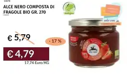 Prezzemolo e Vitale Alce nero composta di fragole bio offerta