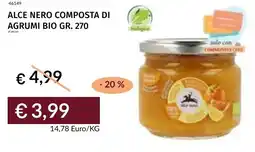Prezzemolo e Vitale Alce nero composta di agrumi bio offerta