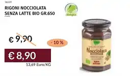 Prezzemolo e Vitale Rigoni nocciolata senza latte bio offerta