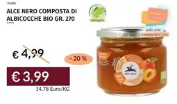 Prezzemolo e Vitale Alce nero composta di albicocche bio offerta