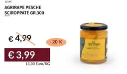 Prezzemolo e Vitale Agrirape pesche sciroppate offerta